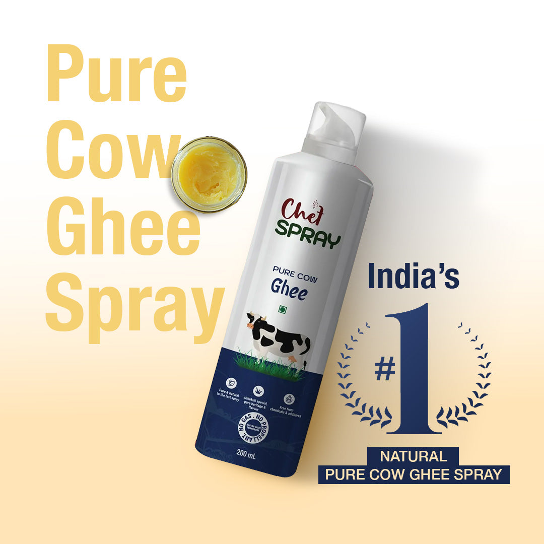 Pure Cow Ghee Spray (200 ml)